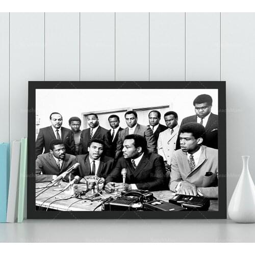 Cleveland Summit Mohamed Ali Jim Brown Bill Russell Poster Artist Home Decoration