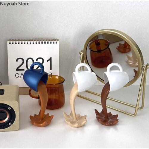 Creative Dumping Coffee Cup Decoration Simple Nordic Decoration TV Cabinet Home Living Room Table Decoration Accessories