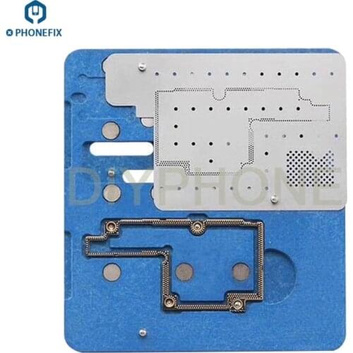 PHONEFIX Magnetic Middle Layer BGA Reballing Holder Platform for iPhone X Motherboard Reballing Stencil Soldering Repair Tool