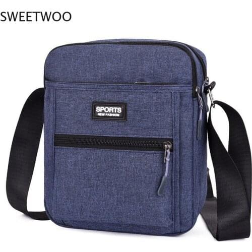 Mens one-shoulder messenger handbag business multi-layer large-capacity short-distance travel leisure outdoor mens bag