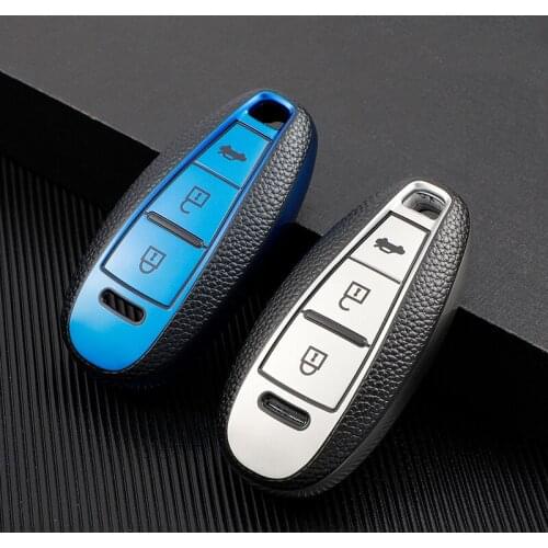 3 Button Soft TPU Car Key Cover Case For Suzuki Vitara Swift Ignis Kizashi SX4 Baleno Ertiga 2016 2017 2018 2019 Shell Ring