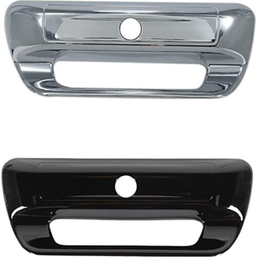 Rear Door Tailgate Handle Cover Trim for Dodge Ram 1500 2019-2021 Car Tail Door Handle Decoration Accessories ABS