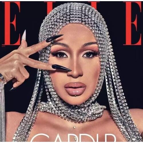 Fashion Luxury Rhinestone Hair Accessories Chain for Women Jewelry Elegant Full Crystal Tassel Hairbands Long Chain Headwear