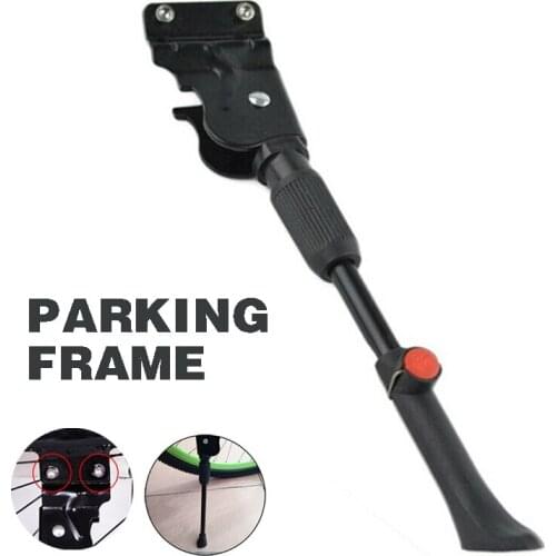 Adjustable Bike Kickstand Bicycle Heavy Duty Feet Bracket Side Prop Black Mountain Road Bike Parking Rack Cycling Accessories