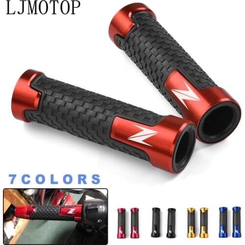 Z Motorcycle handle grips racing handlebar grip CNC Accessories for Kawasaki Z800 Z650 Z900 Z400 Z1000 Z1000R Z1000SX Z900RS