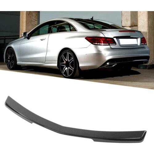 Carbon Fiber High Kick Trunk Lid Spoiler Wing for Mercedes-Benz E-Class C207 Coupe A207 2010-2016 for AMG Style