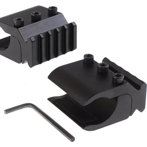 20mm Tactical Single Tube Rifle Picatinny Weaver Rail Base Adapter Rail Mount Gun Scope Converter Laser Sight Flashlight