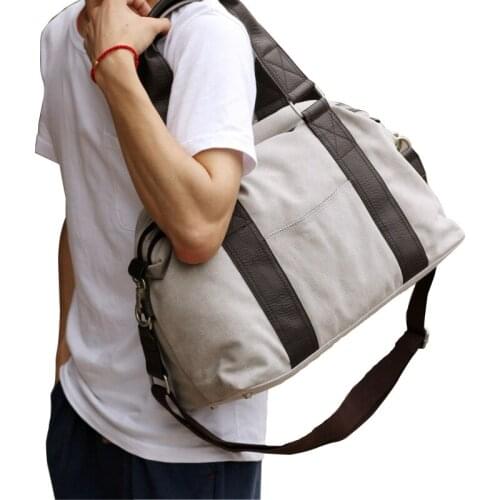 Vintage Crossbody Bag For Men Canvas Shoulder Bags Casual Men Messenger Bag Travel Handbag PT1007