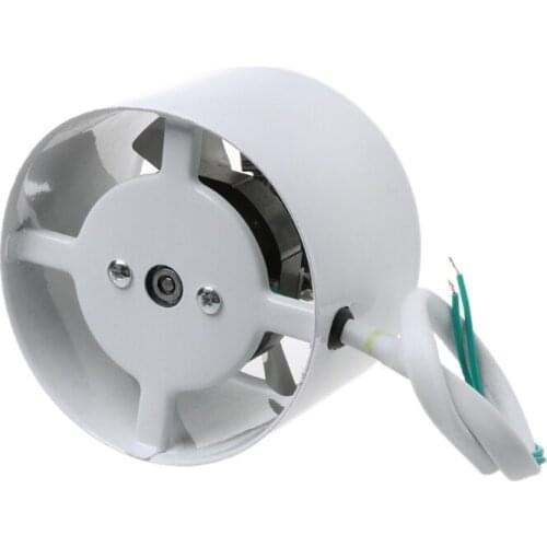 Duct Booster Vent Fan Cooling Exhaust Exhaust Ventilation Blower Impeller Blades