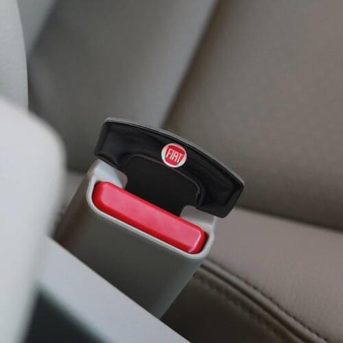 Car Seat Belt Clip Extender Safety Seatbelt Lock Buckle Plug Thick Insert Socket For Fiat 500 albea ducato doblo grande punto
