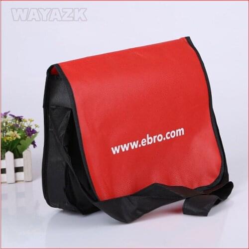 1000pcs/lot) size 35x30x15cm(14x12x6") customize printed non woven fabric sling bag