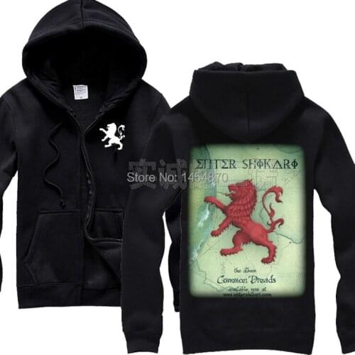 3 styles Harajuku England lion sudadera Enter Shikari Band Cotton Hoodies Zipper Sweatshirt tracksuit