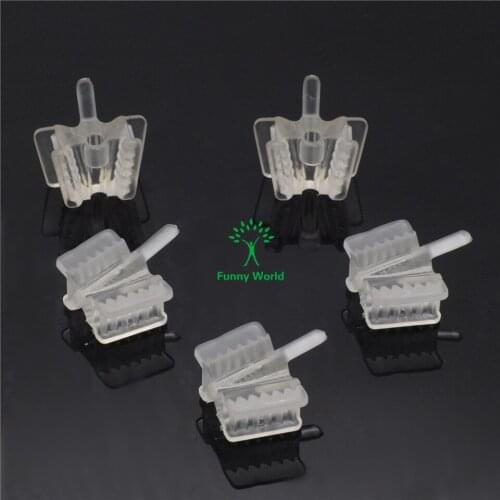 5Pcs Small Size Dental Silicone Mouth Prop Support Holding Saliva Ejector Suction Tip New