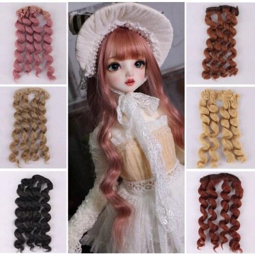 BJD SD Ker AS doll Shu Luo Liye doll wig hair row DIY hair screw roll wig diy material
