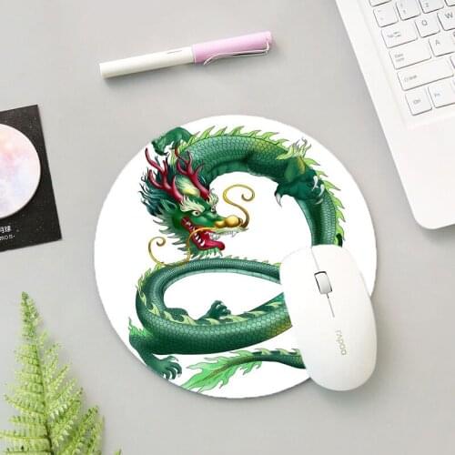 XGZ Under Trees Pattern Prints Gaming Mouse Pad Small Size Non-Skid 200x200mm 220x220mm Lock Edge Round Mouse Pad Cs Desk Mat