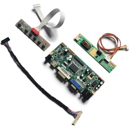 30 Pin matrix VGA DVI M.NT68676 monitor drive board kit 1280*800 LVDS 1CCFL Fit LP154W01 (A1)/LP154W01 (A3)/LP154W01 (A5)