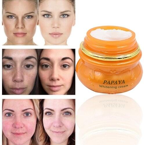 Papaya Face Cream Hydrating Dilute Freckle Lighten Melanin Brighten Skin Color Facial Whitening Cream Facial Care Cream