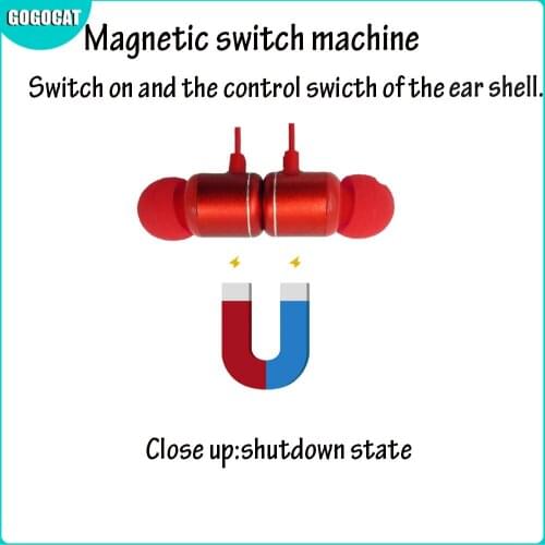 Magnetic Music Bluetooth Earphone With Mic Wireless Stereo headsets Headphone In-ear Sport fone de ouvido bluetooth Earbuds