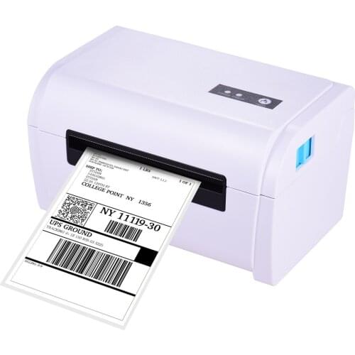 Desktop Thermal Label Printer for 4x6 Shipping Label Printer Package Label Maker High Speed USB&BT Thermal Sticker Printer 110mm