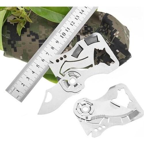 New Multi-functional Military Knife Card Tool Card Stainless Steel Wallet Credit Card Knife Outdoor Folding Knife Crkt Knife