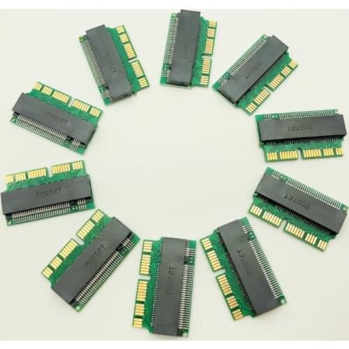 10PCS NVMe PCIe M.2 M Key M2 SSD Adapter Card for Macbook Air 2013 2014 2015 Expansion Card For Macbook Pro retina A1398 A1465/6