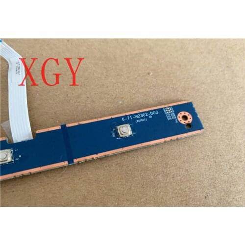 FOR Clevo W230ST W230SS 13.3" Mouse Button Board w Cables 6-71-W2302-D03 100% Tested Fast Ship