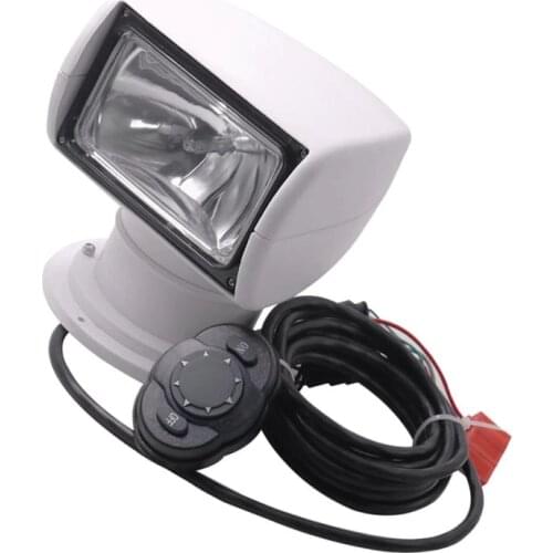 Remote Control Searchlight 100W, Rotate Spotlight Light For Truck / SUV /Boat /Marine Driving Light
