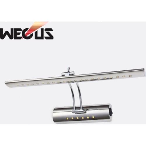 700mm adjustable bathroom light above mirror cabinet 85-265V 9W cool/warm white vanity wall lamp fixture with switch arandela