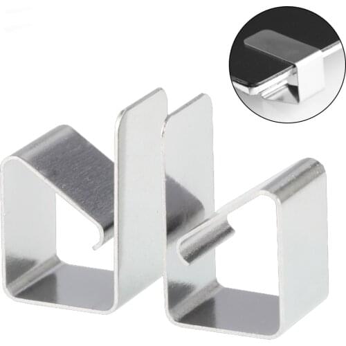 MEGA 4PC/lot NF Ultrabase Glass Clips Plate Clamps Stainless Steel Clamping Build Platform Heated Bed For 3D Printer Ender3 KP3S