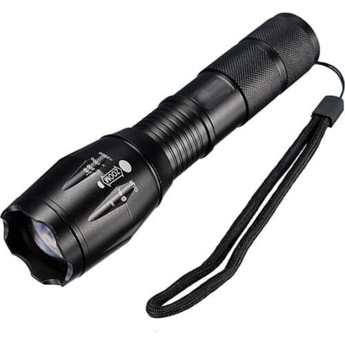 Adjustable focus XML T6 LED Flashlight Torch hunting Lamp Light 6000K quality i1