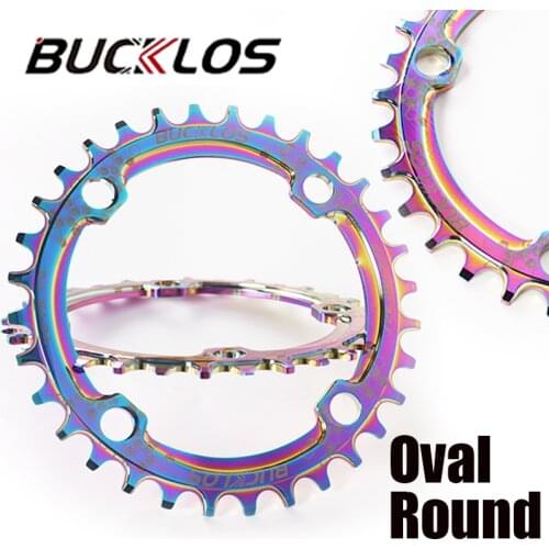 MTB bicycle Chainring Color plating chainwheel 30/32/34/36/38T Narrow Wide chainwheel 8/9/10/11 speed chain Ring Crankset