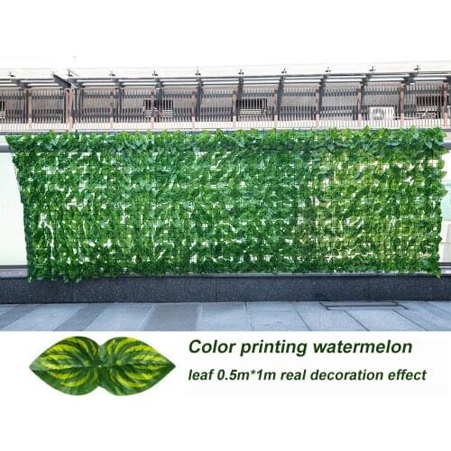 0.5x1m Artificial Ivy Privacy Fence Screen Artificial Hedges Fence and Faux Ivy Vine Leaf Decoration for Outdoor Decor Garden