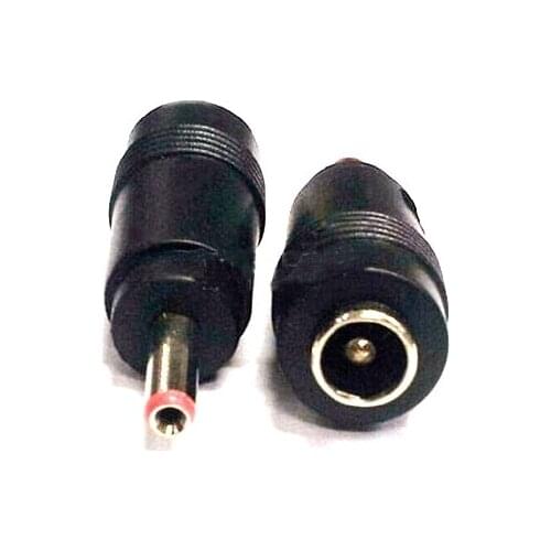 2 PC. Power DC Jack Connector 5.5 * 2.1 Female 3.5 * 1.35 Converter