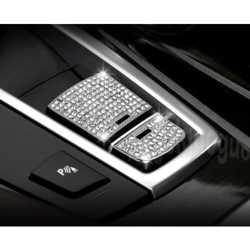 Car Electronic hand brake button decoration cover sticker For BMW 5 series/ 6 series/ 7 series/ X3/ X4/ X5/ X6 car style