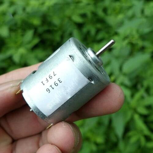 Mini Electric 365 Motor DC 12V-24V 18V 9800RPM Large Torque Dia.2.3mm Dual Shaft Nidec 3916-79F1 Strong Magnetic Motor RC Toy