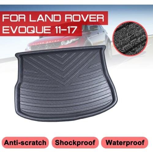 Carpet Car Floor Mat For Land Rover Evoque 2011 2012 2013 2014 2015-2017 Rear Trunk Anti-mud Cover