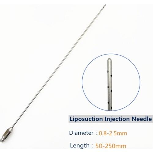 Stainless Steel Water Injection Needle Liposuction Cannula Liposuction Tools