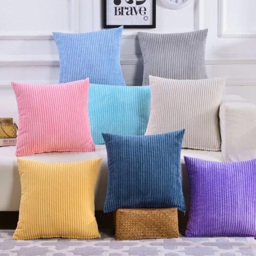 Soft Velvet Pink Blue Yellow Throws Pillowcases Decoration Cushions Covers Square For Sofa Bed Car Home Wedding Throw Pillow