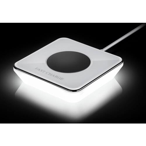 Desktop Night Lamp 10W Fast QI Wireless Charger Pad For IPhone X 8 Plus XR XS Samsung S8 + S9 S10 E Note 8 9 Wireless Charging