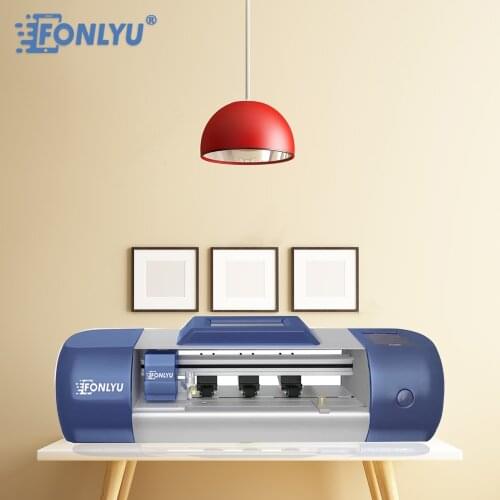 FONLYU New Extented Length Auto Film Cutting Machine F200 Hydrolic Sheet Cutting Plotter For Phone Tablet Screen Protector 14.5"