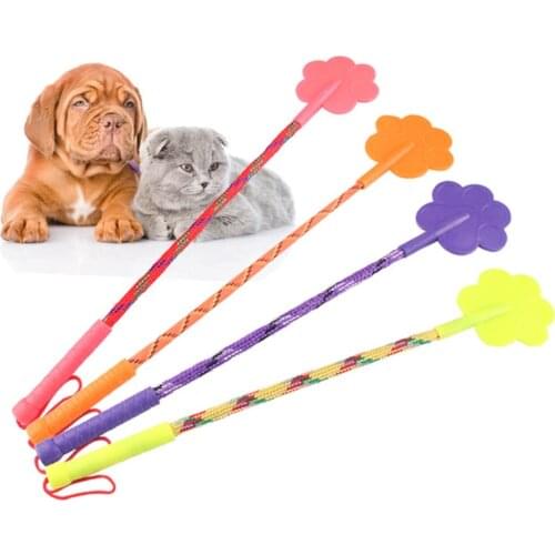 Dog Training Stick Pet Pat Toys Anti Barking Stop Bark Deterrents Training Device Trainer Small Dogs Whip Pets Supplies 42/62cm