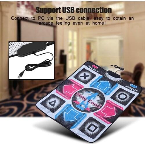 Foot Print Fitness Dancer Blanket USB Wired Dance Mats Dancing Step Pad for PC Dancer Blanket Equipment Revolution