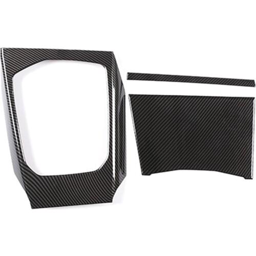Carbon Fiber Car Center Console Gear Shift Decoration Panel Cover Trim For-BMW G20 G28 325 3 Series 2020