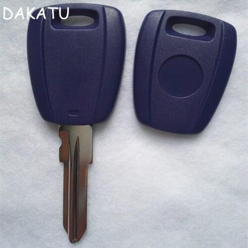 Replacement Shell Transponder Key Case Fob for Fiat BRAVA Transponder Key Shell GT15R Blade can install Ceramic and Glass chip
