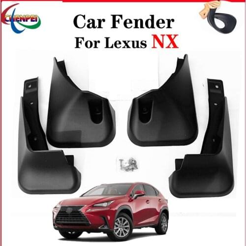 4pcs Special Fender For Lexus NX200 NX300 NX300h 2015-2021 Auto Mudguard Tire Accessories Supplies Car Accessories