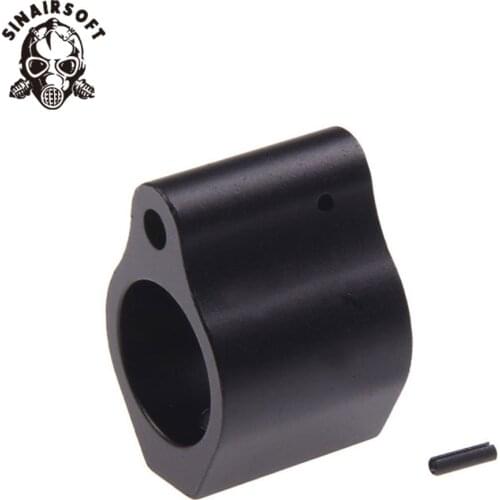 Steel Low Profile Micro Gas Block .223rem 0.75" Barrel 1 Inch Length Tube With Roll Pin For Float Rail Paintball Accessories