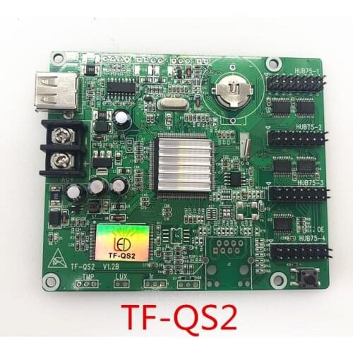 TF-QS2 USB Full color asynchronous LED control card supports 256*128 512*64 comes with 4*HUB75