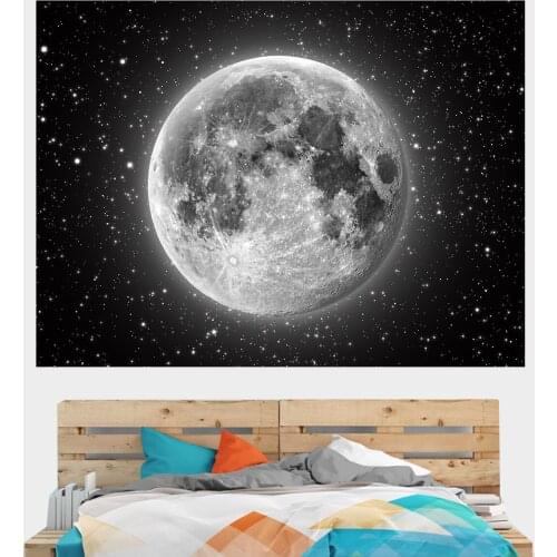 Starry Sky Background Cloth Hanging Cloth Bedroom Wall Cloth Bedroom Bedside Layout Decoration Tapestry Bohemian Decoration