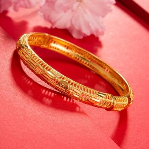1Pieces Bracelet for Women Dubai Bangles Ethiopian Bangles African Jewelry Arab Middle East