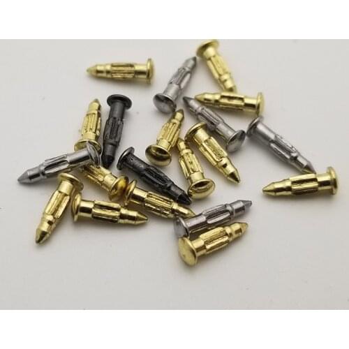 10pcs Mens belt buttonhead repair accessories automatic buckle edge rivet screw plate link pin plug belt willow nail